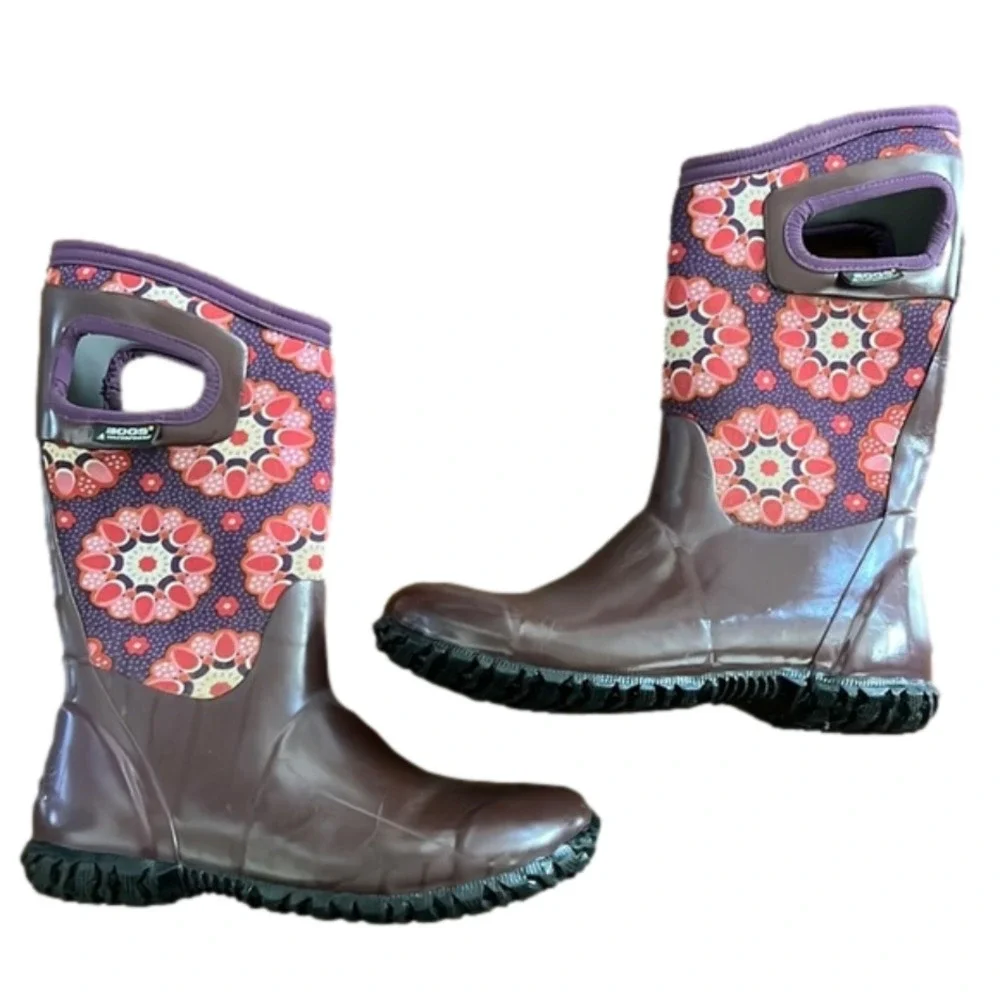 BOGS Winter Boots - Kaleidoscope Pattern - Snow & Rain